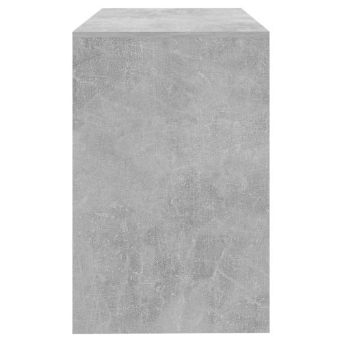 Бюро, бетонно сиво, 101x50x76,5 см, инженерно дърво