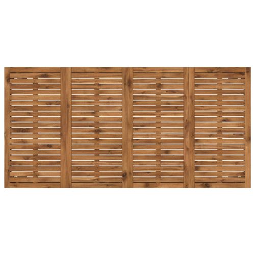 Маса за вечеря в градината Естествено и бяло 147 x 88,5 x 75 см