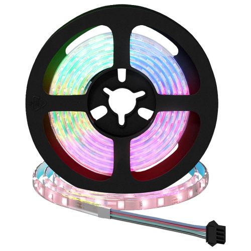 LED лента 12 бр. Черен и прозрачен Мед и пластмаса