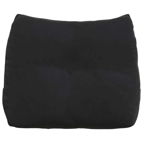 Възглавница за гръб Черно 60 x 24 x 50 см Кадифе