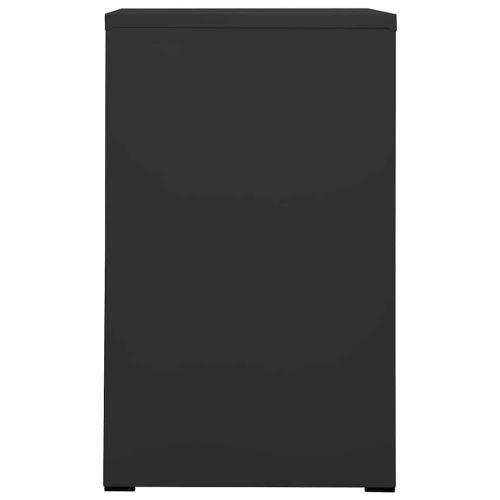 Шкаф за папки, антрацит, 46x62x102,5 cм, стомана