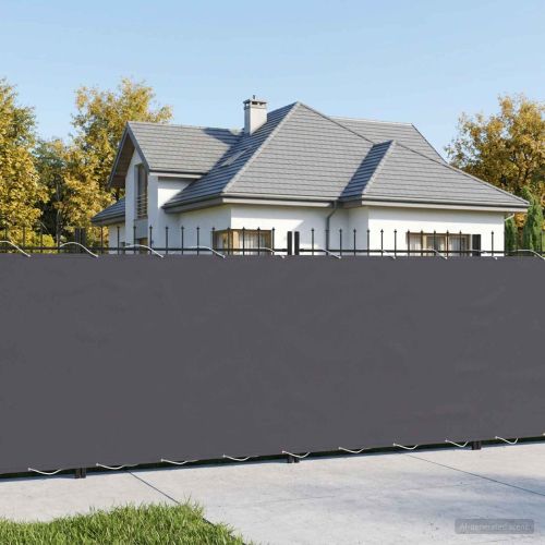 Прозорец за балкон 150 x 400 cm Polyester Антрацит
