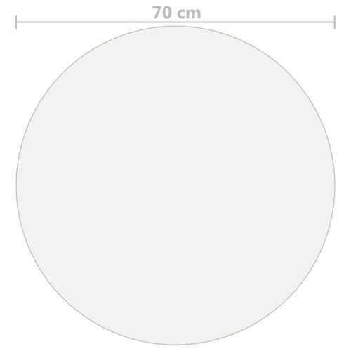 Протектор за маса, матов, Ø 70 см, 1,6 мм, PVC
