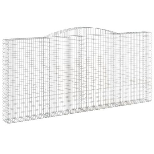 Габионни кошници арка 2 бр 400x30x180/200 см поцинковано желязо