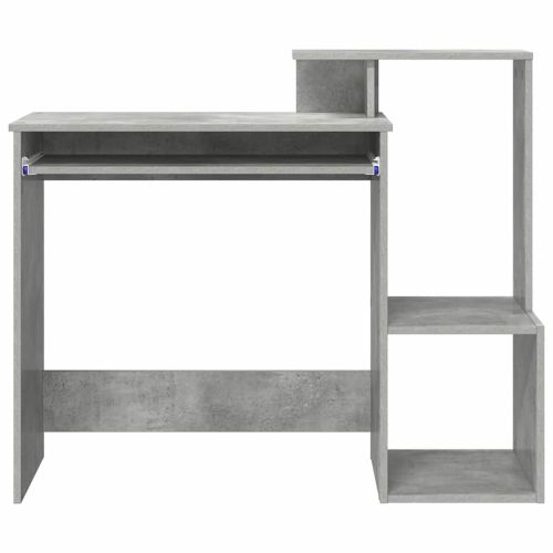 Бюро Циментено сиво 106 x 41 x 88.5 см Инженерна дървесина