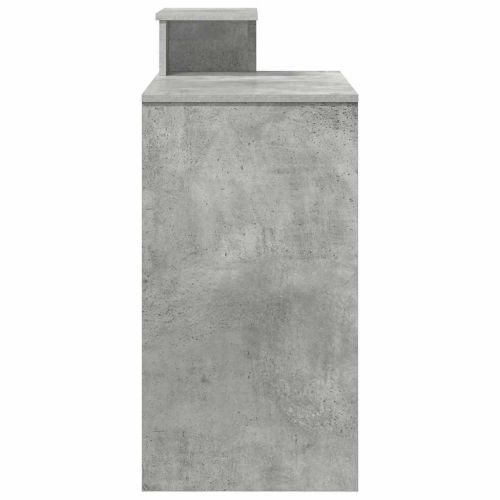 Бюро Циментено сиво 106 x 41 x 88.5 см Инженерна дървесина