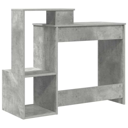 Бюро Циментено сиво 106 x 41 x 88.5 см Инженерна дървесина