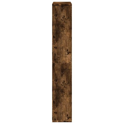 Библиотека, опушен дъб, 72x20x120,5 см, инженерно дърво