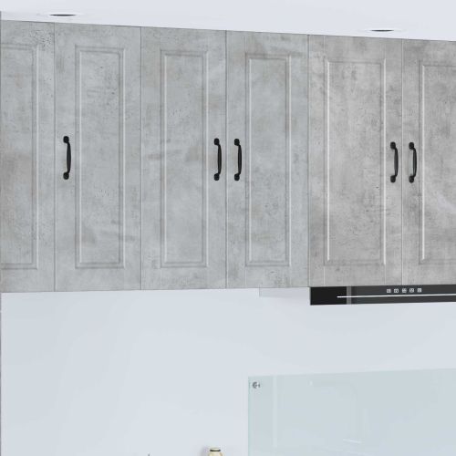 Стенен шкаф PORTO Циментено сиво 60 x 31 x 80 см