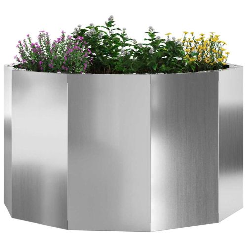 Кашпа Сребрист 60 x 60 x 35 cm Галванизирана стомана
