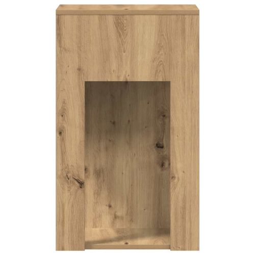 Стойка за компютърна кула с чекмедже дъб артизан 30x44x74 см