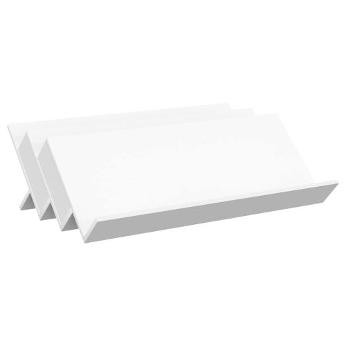 Етажерка за списания Бяло 90 x 53 x 28,5 см Инженерна дървесина