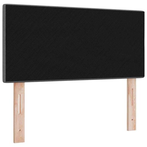 LED глава с LED ленти с таблото Тъмен сив 100 cm текстил