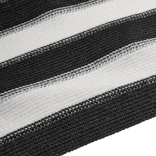 Засенчваща мрежа антрацит и бяло 2x25 м HDPE 150 г/м²