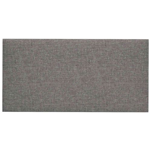 Стенно табло за легло 12 бр. 30 x 15 cm Светлосиво текстил