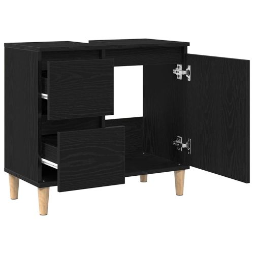 Шкаф за баня Черния дъб 65 x 33 x 60 см Инженерна дървесина