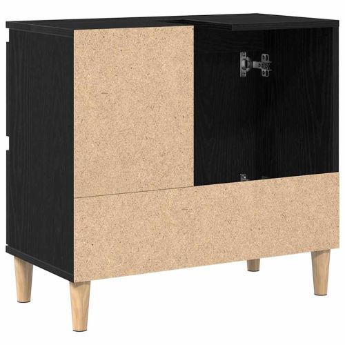Шкаф за баня Черния дъб 65 x 33 x 60 см Инженерна дървесина