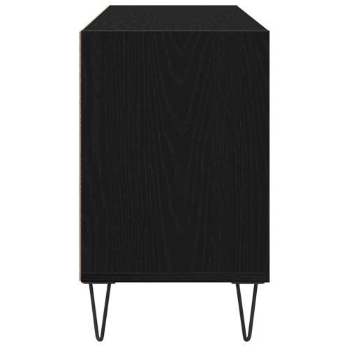 ТВ шкаф 103,5 x 30 x 50 см Черния дъб Инженерна дървесина