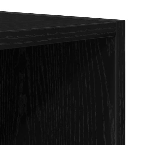 ТВ шкаф 103,5 x 30 x 50 см Черния дъб Инженерна дървесина