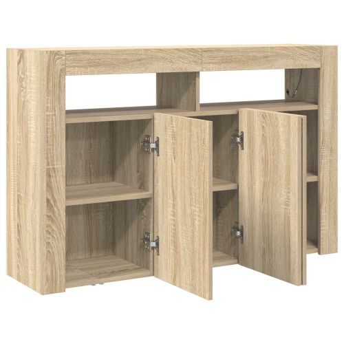 Служебен шкаф Сонома дъб 116 x 30 x 75 см Инженерна дървесина