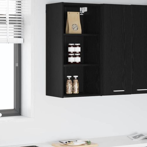 Висящ шкаф Черния дъб 40 x 29,5 x 80 см Инженерна дървесина