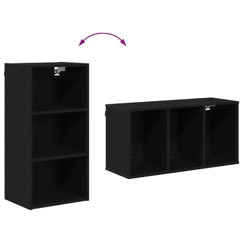 Висящ шкаф Черния дъб 40 x 29,5 x 80 см Инженерна дървесина