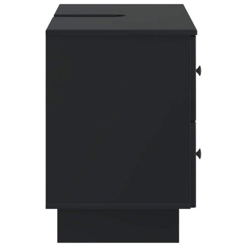 Шкаф за мивка в баня EDE Черно 82 x 41 x 59 см