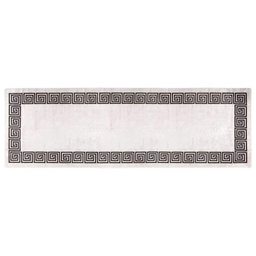 Килим, миещ се, 80x300 см, светлобежов