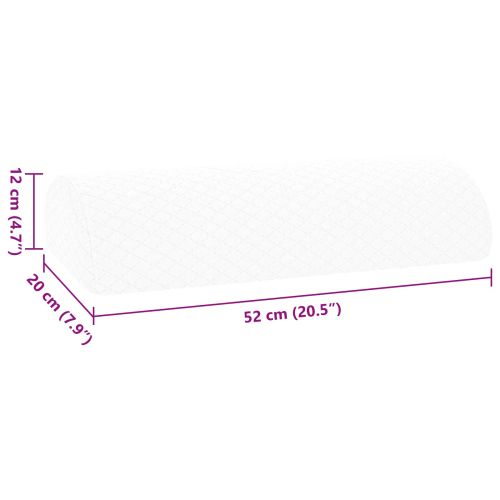 Възглавничка за крака 52 x 20 x 12 см Среден Мемори пяна Бяло