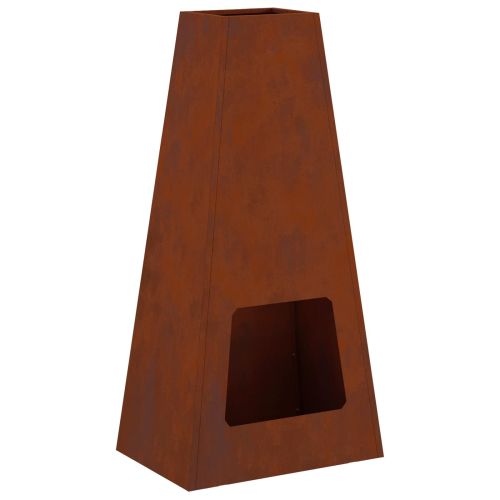 Котел за огън Ръждясало 50 x 35 x 100 см Кортенова стомана