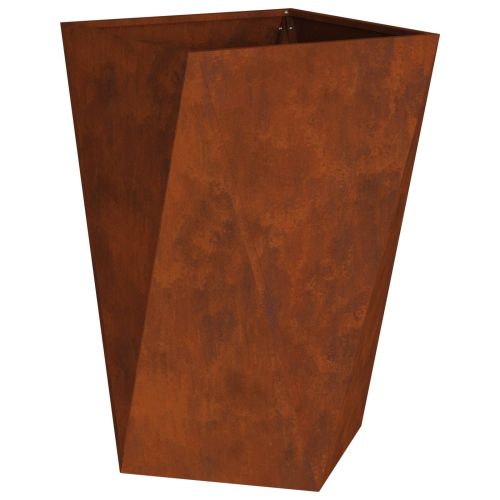 Кашпа Ръждясало 50 x 50 x 75 cm Патинираща стомана