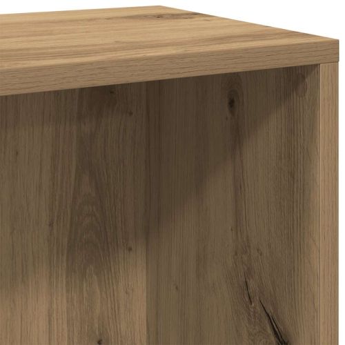 Библиотека, дъб артизан, 50x25x80 см, инженерно дърво
