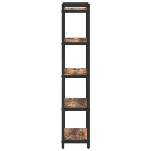 Рафт за книги 40 x 30 x 155 см Инженерна дървесина Димян дъб