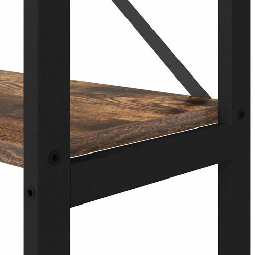 Рафт за книги 40 x 30 x 155 см Инженерна дървесина Димян дъб