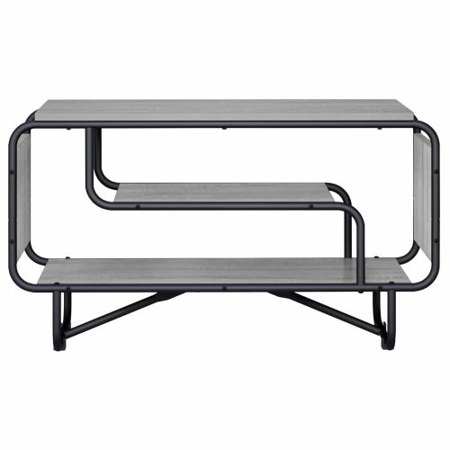 ТВ стойка 80 x 36 x 45 см Сив Сонома Инженерна дървесина