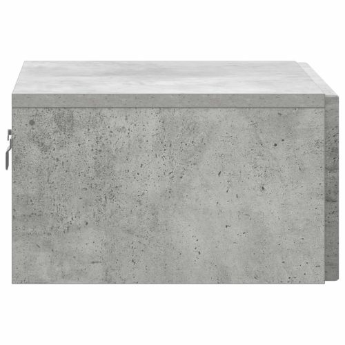 Спален шкаф с монтаж на стена Бетонно сиво 49 x 34,5 x 20 см