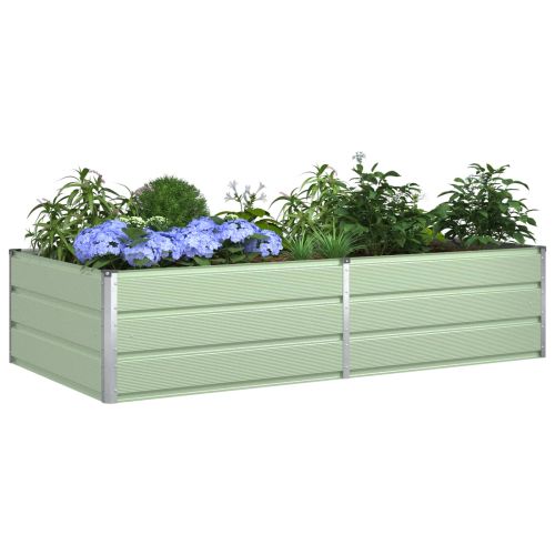 Кашпа Пастелно зелено 195 x 100 x 45 см Поцинкована стомана