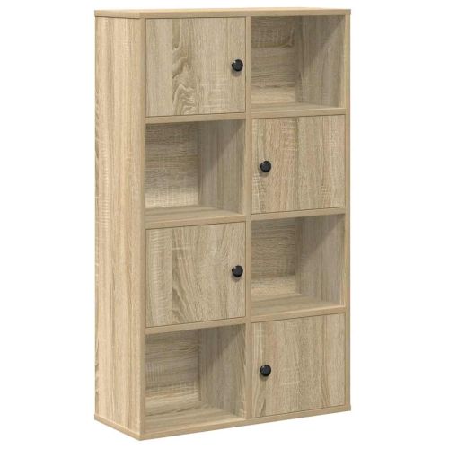 Библиотека, сонома дъб, 60x24x101,5 см, инженерно дърво