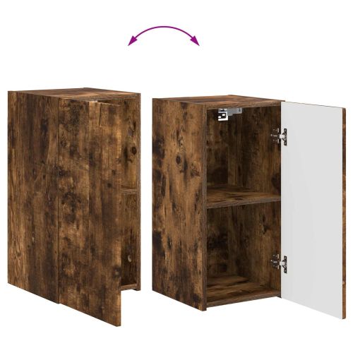 Комплект ТВ шкаф 4 бр. Димян дъб Инженерна дървесина