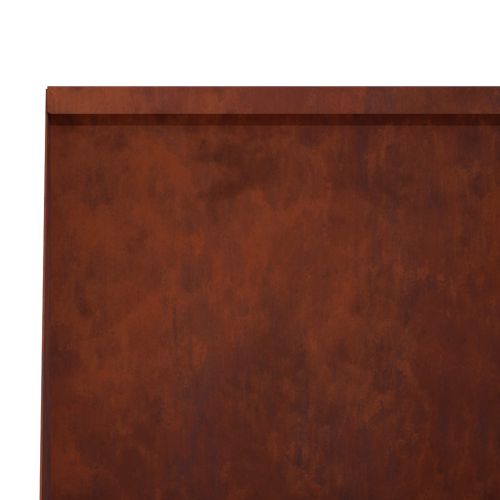 Задържащи стени 2 бр. 100 x 12 x 50 см Кортенова стомана