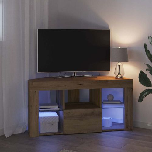 Ъглов кабинет за LED телевизор 100 x 40 x 50 cm Дъб
