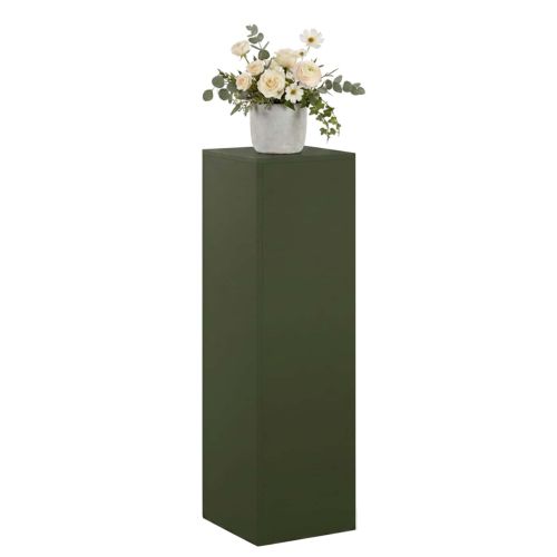Стойка за растения Маслиненозелено 30 x 30 x 100 см