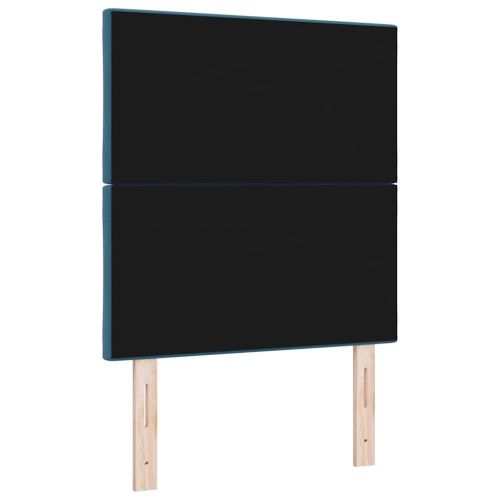 Облегалка за глава Тъмен син 80 cm Кадифе