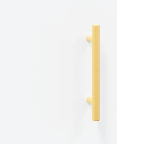 Бюро, бяло, 140x50x75 см, инженерно дърво
