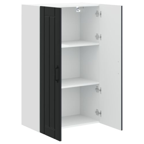 Стенен шкаф LUCCA Черно 60 x 31 x 100 см Инженерна дървесина