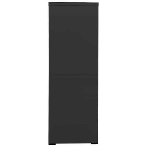 Шкаф за папки, антрацит, 90x46x134 cм, стомана