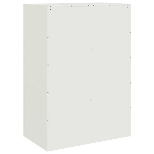 Висок шкаф, бял, 67x39x95 см, стомана