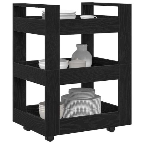 Кухненска количка Черния дъб 60 x 45 x 80 см