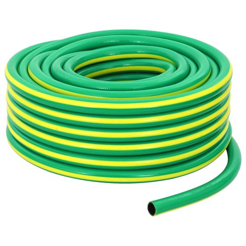 Градинска маркучка 5 слоя Зелен и жълт 3/4'' 50 м ПВЦ