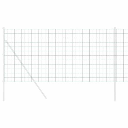 Европейска ограда 1 x 25 m Желязо с PVC покритие Зелено